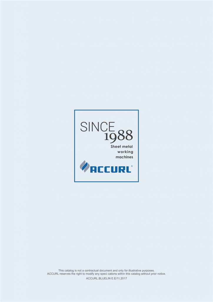 Accurl Laser Cutting Machine Catalog Brochure ACCURL